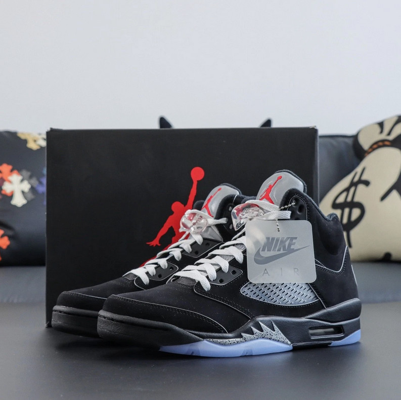 Jordan 5 “BLACK METALLIC REIMAGINED” High Top Baketball Shoes US 7-12