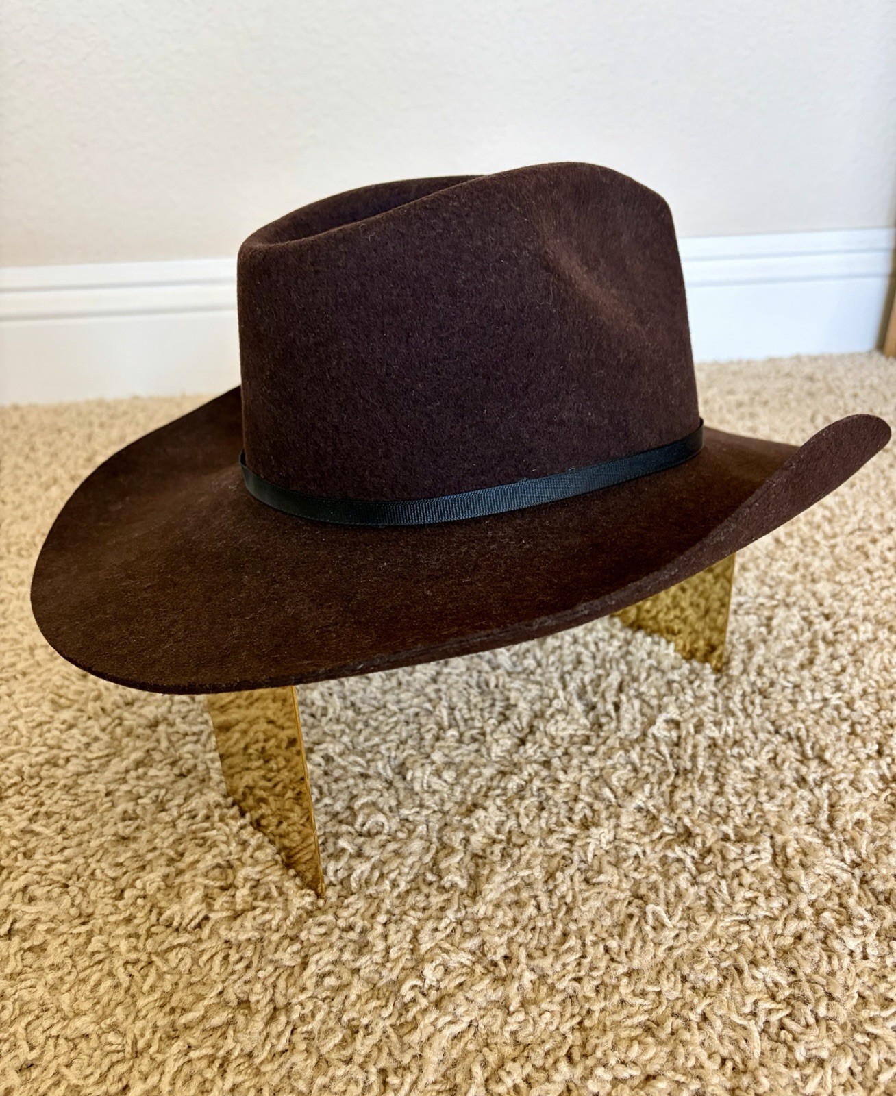 Stallion by Stetson XX Premium Wool Felt Cowboy Western Hat Brown (Size 6 7/8)