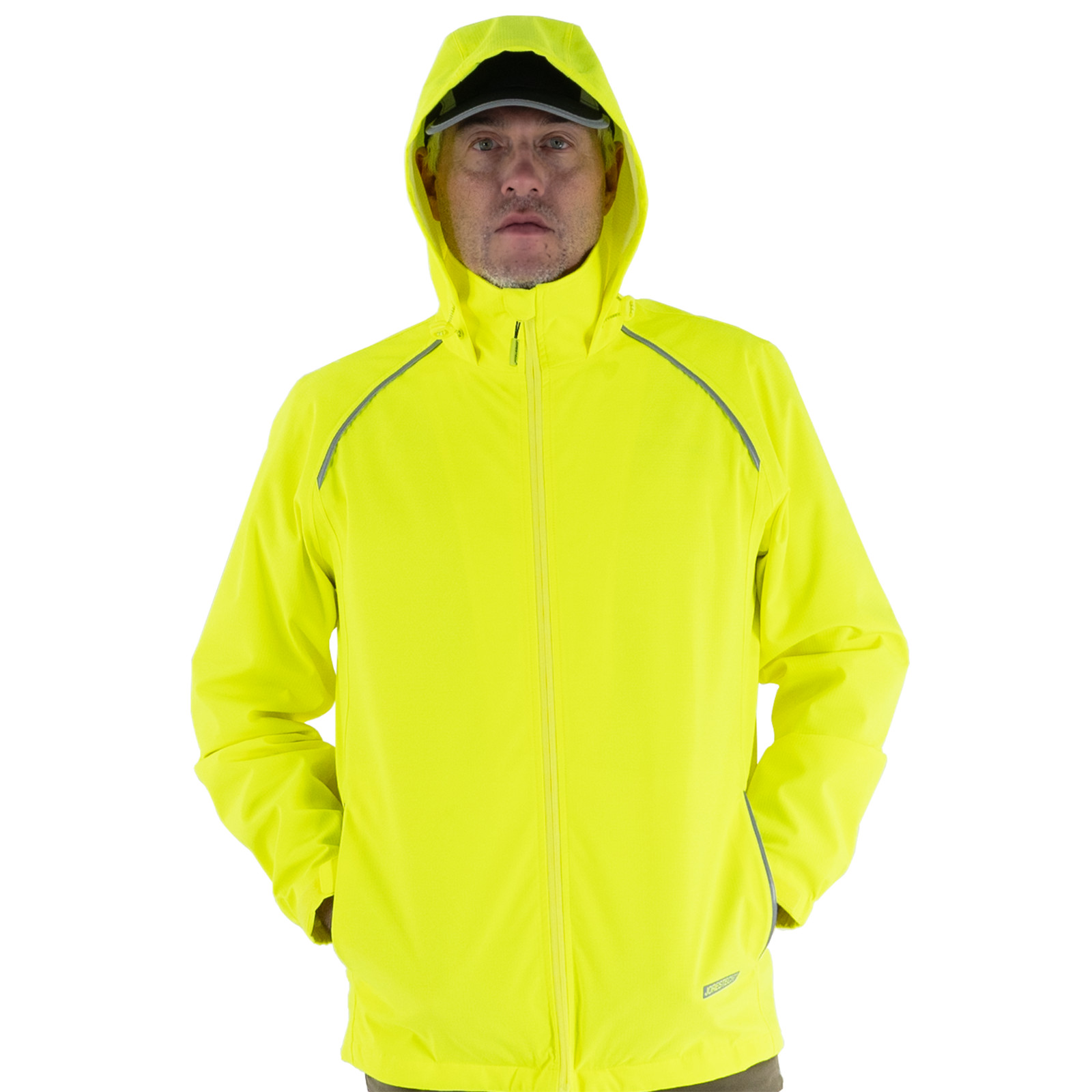 Hi-Vis Rip Stop Safety Jacket with Reflective Strips by JORESTECH