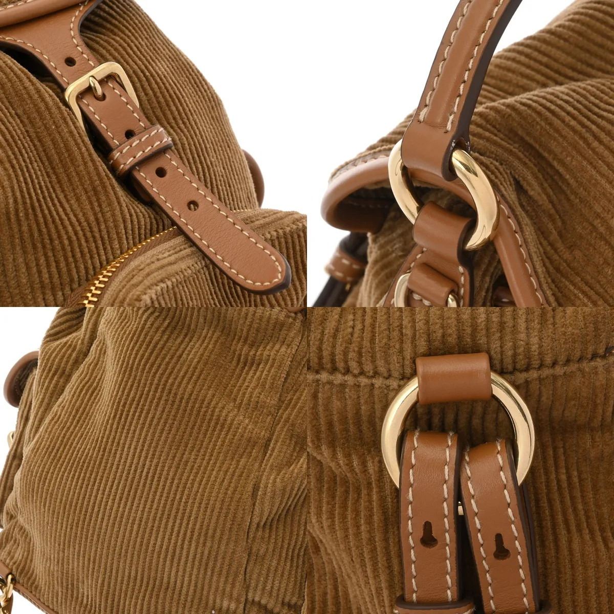 Miu Miu 5BZ043 Backpack Brown #WB6496