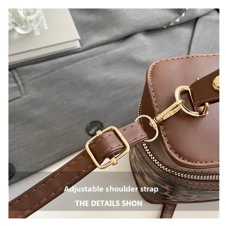 Leopard Pattern Crossbody Shoulder Bag