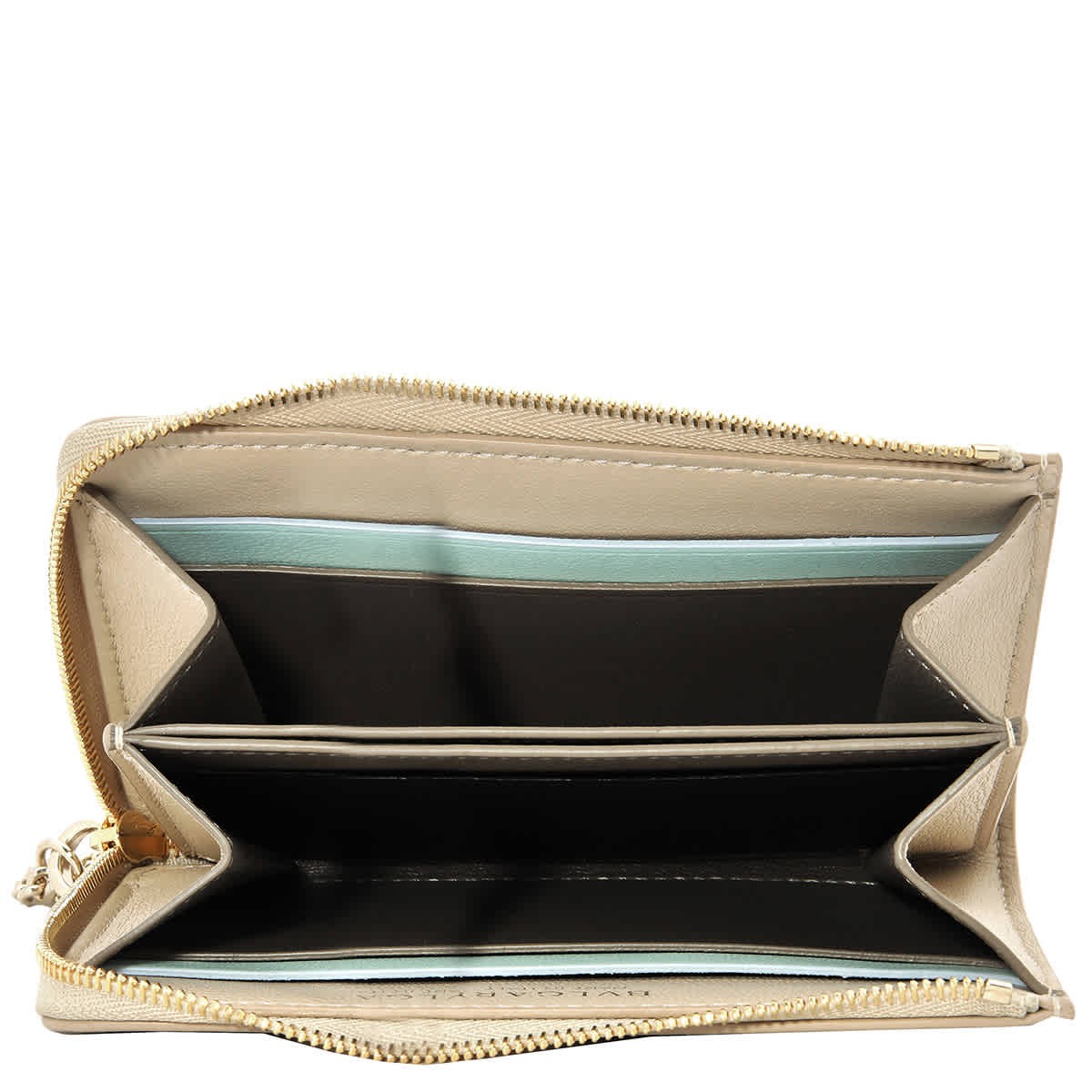 Bvlgari Ivory Serpenti Forever Zipped Leather Card Holder 293712