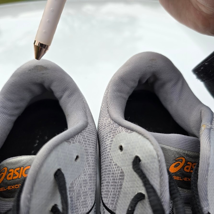 Asics Mens Gel Excite 9 1011B338 Running Shoes Sneakers Gray Orange Size 11