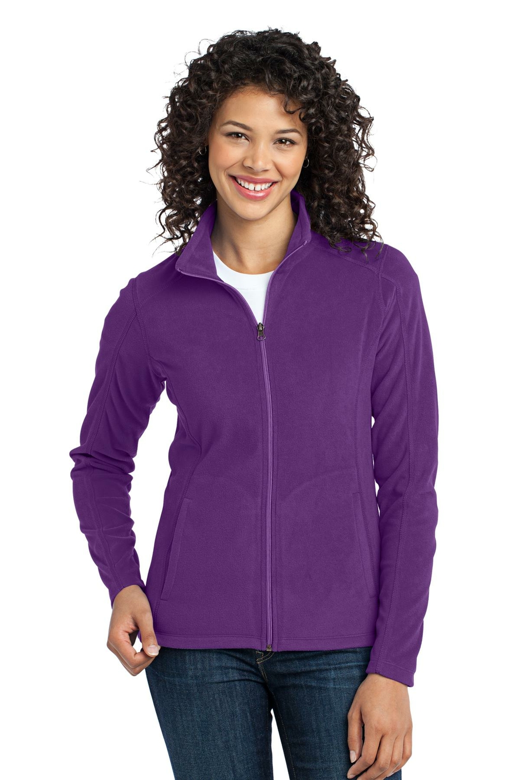 Port Authority L223 Womens Long Sleeve Lightweight Microfleece Stylish Jacket