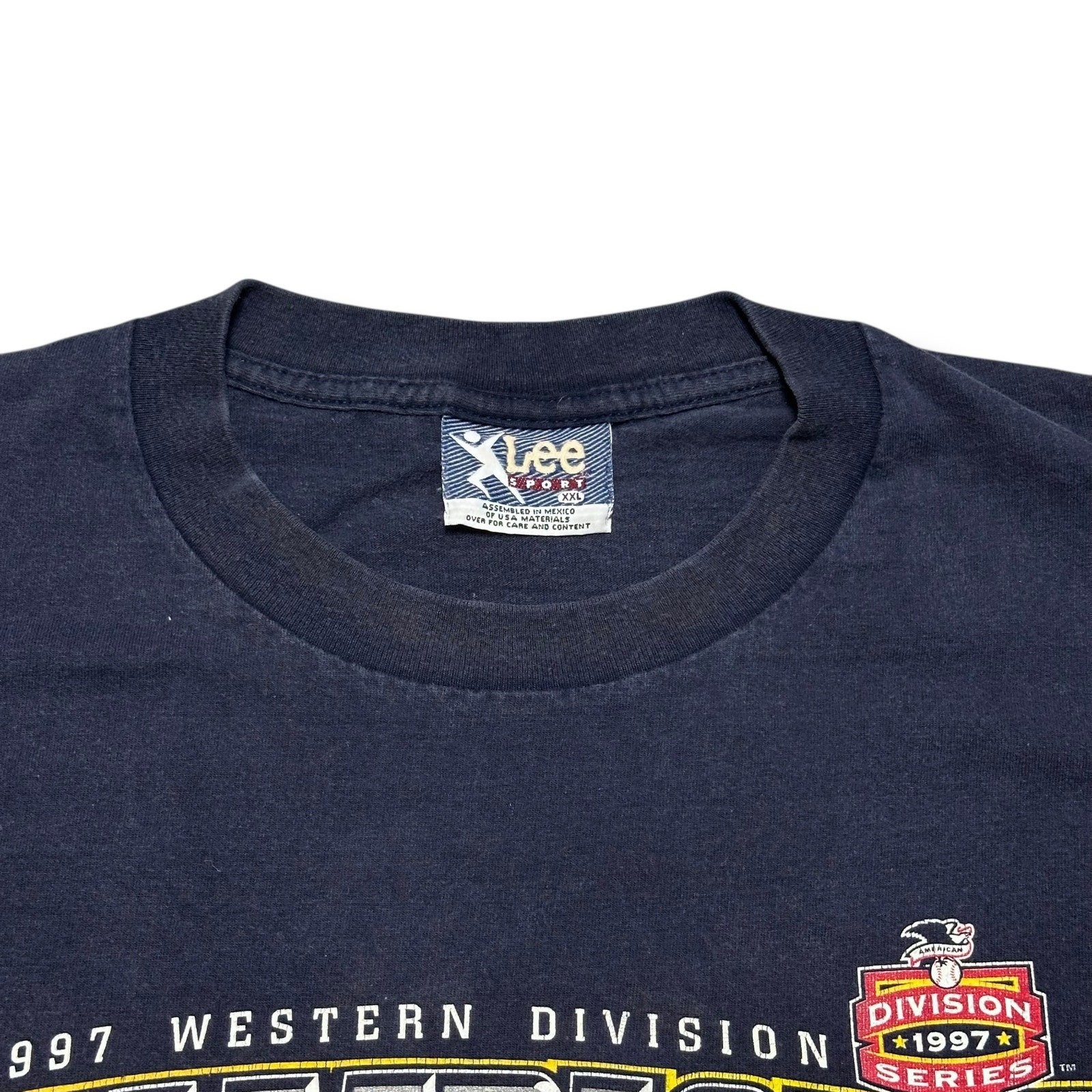 Vintage 90s Seattle Mariners Western Division Champions Tee Shirt MLB XXL