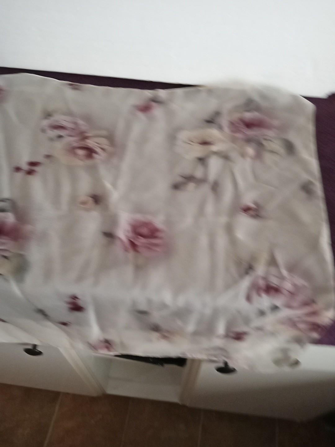 Cejon Ivory Multicolor Floral Polyester Scarf 20″ Square, Made In Italy