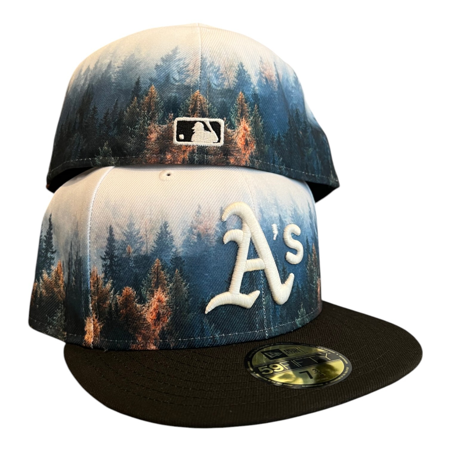 New Era Oakland Athletics 59FIFTY Fitted Hat Cap Photoreal Pack Size 7 7/8