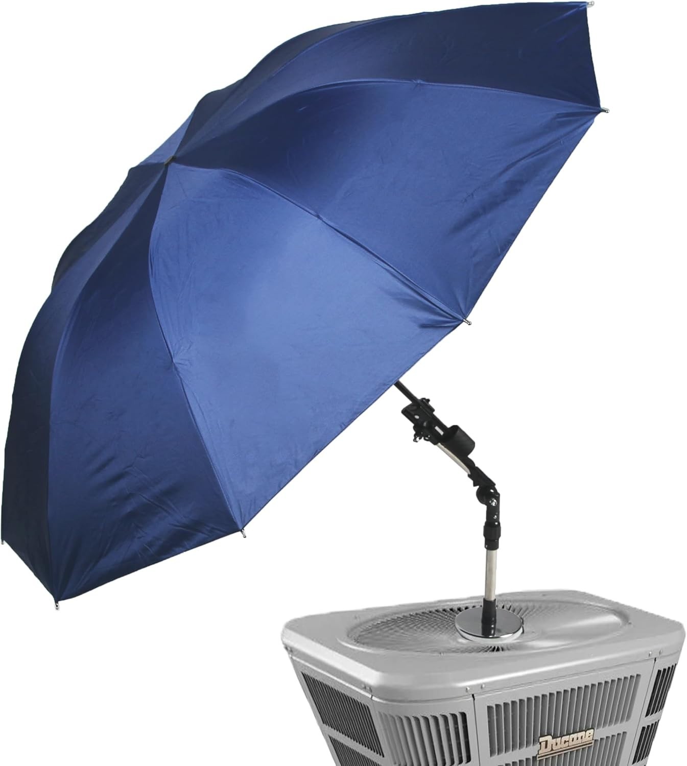Umbrella with Magnetic Base Kit Adjustable Universal Clamp Folding 52″ Blue Umbr