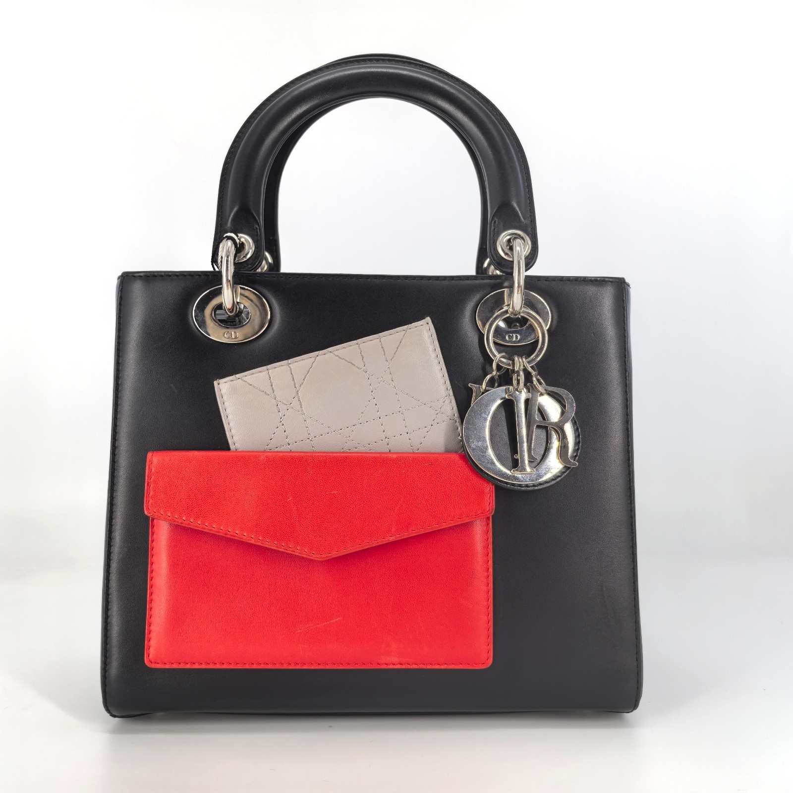Calf Skin Leather Lady Dior Medium BF00257