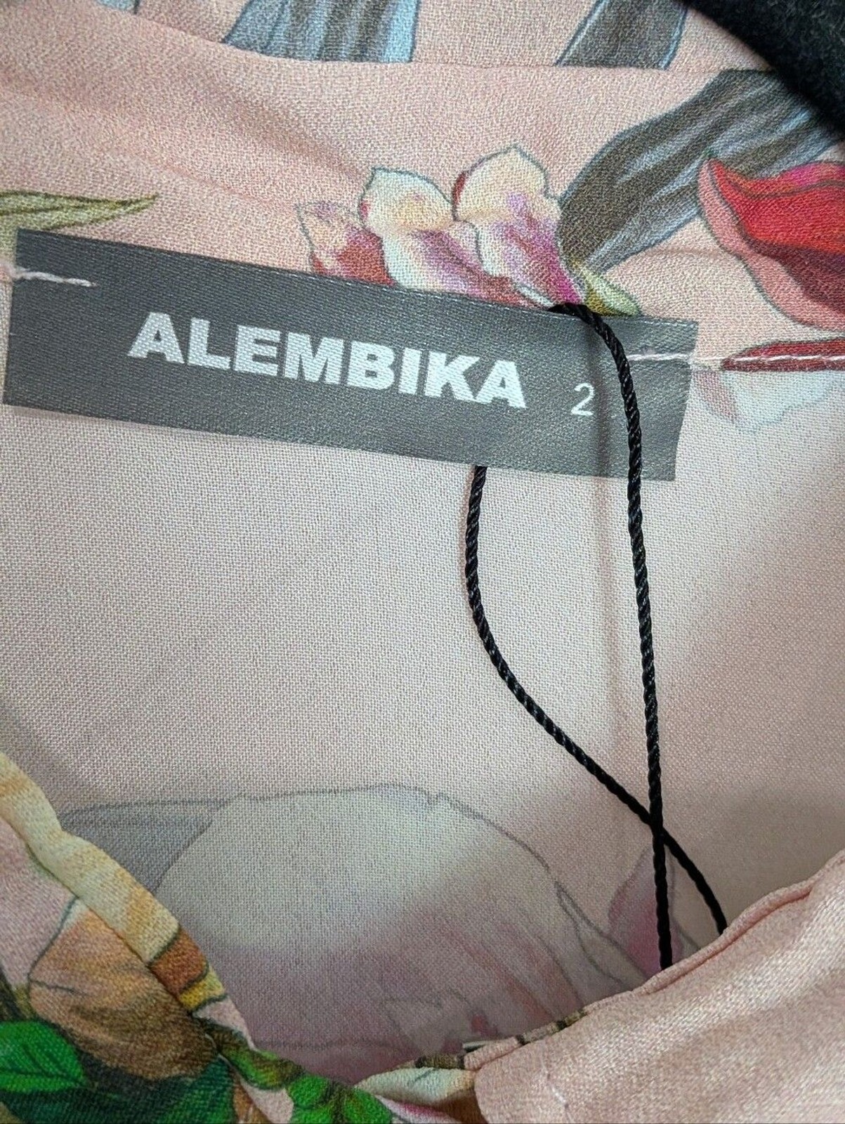 NEW Alembika Floral Maxi Dress Size 2/8-10 Lagenlook Artsy Summer Vacation
