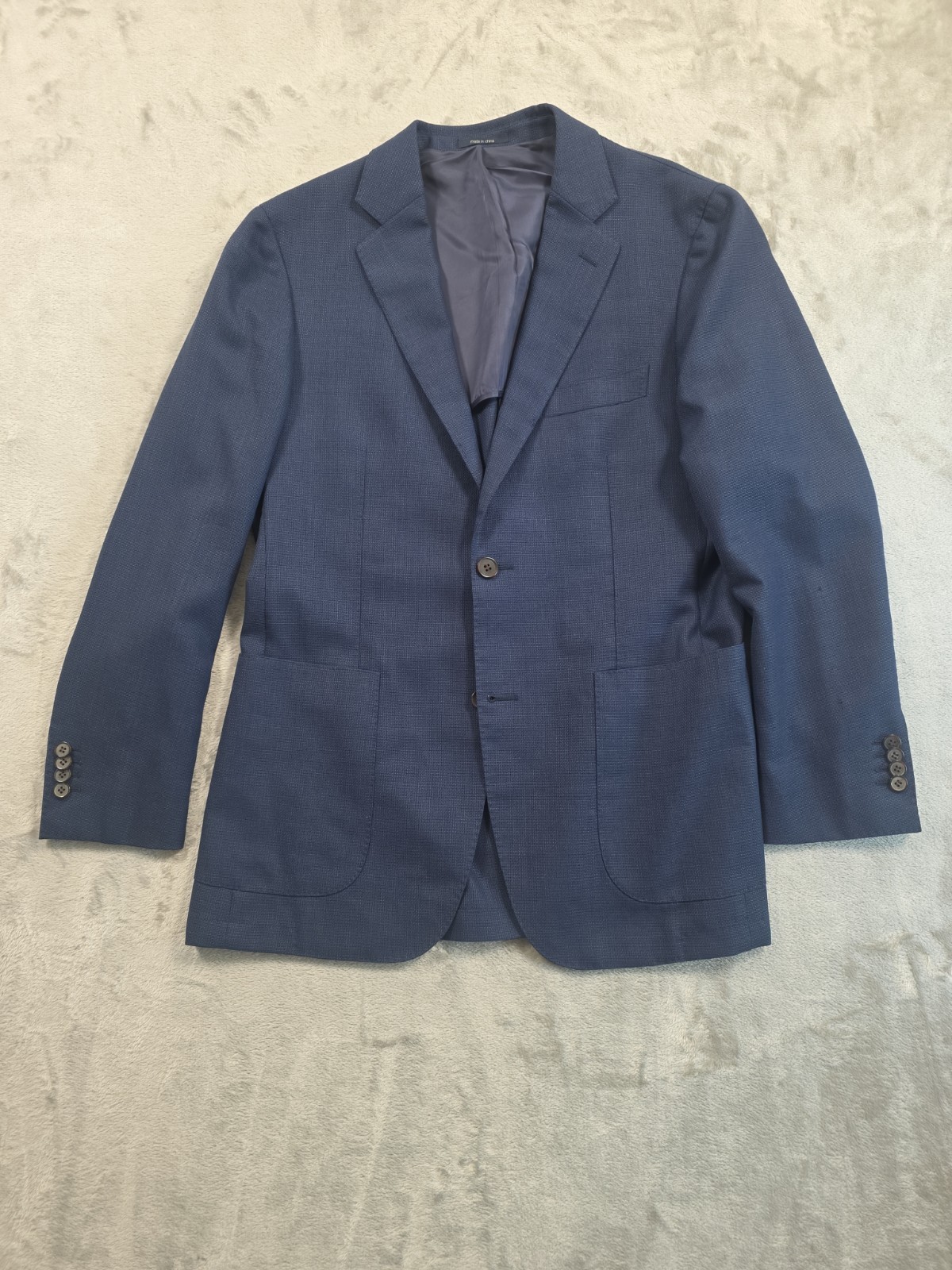 Suitsupply Blazer Mens Blue Pure Wool Sport 40R Coat Vitale Barberis Canonico
