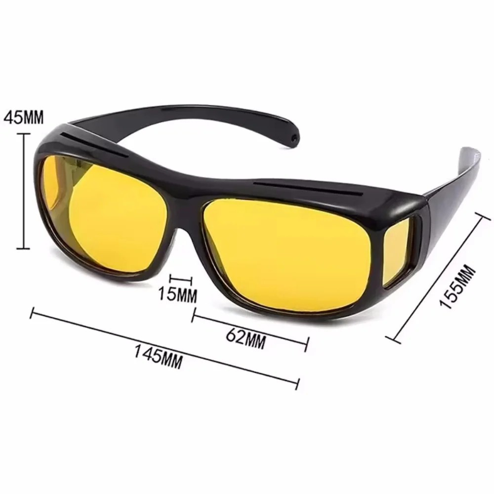 Night Vision Driving Glasses Anti-Glare HD Vision Goggles for Men Women Car Safe