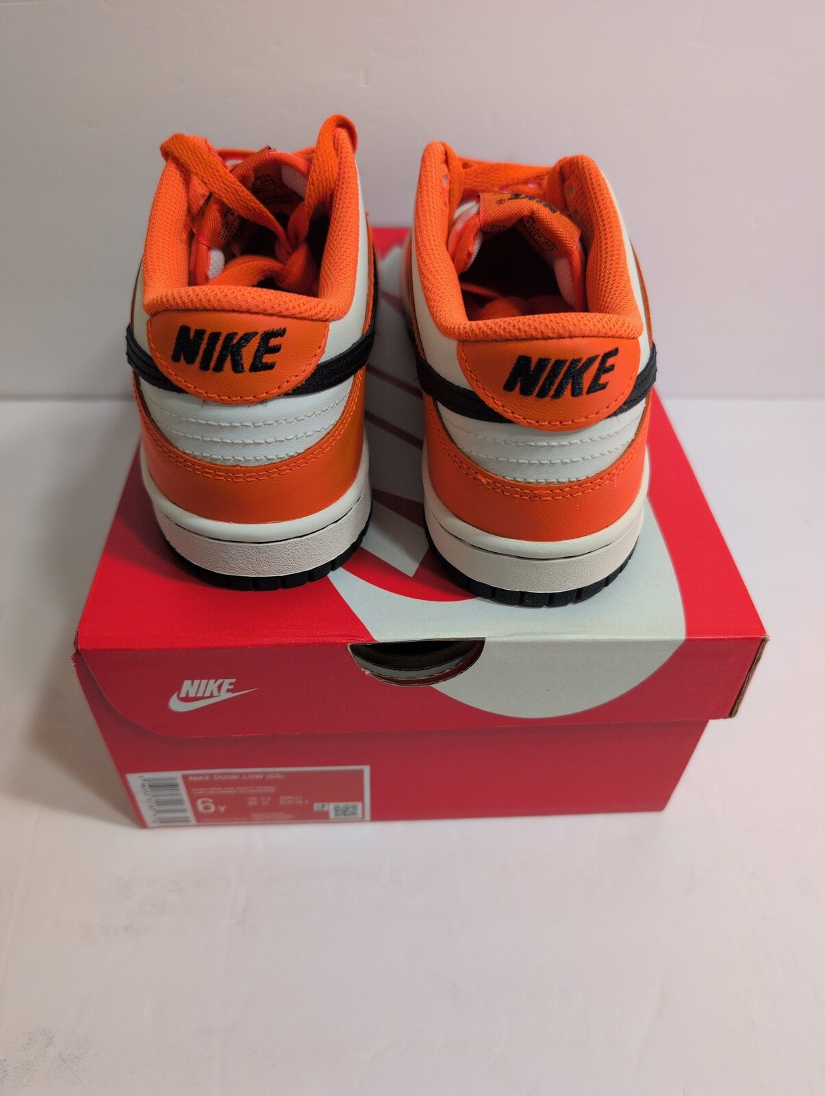 Nike Dunk Low Halloween Shoes Orange DH9765-003 US Sz 6 Y Unisex