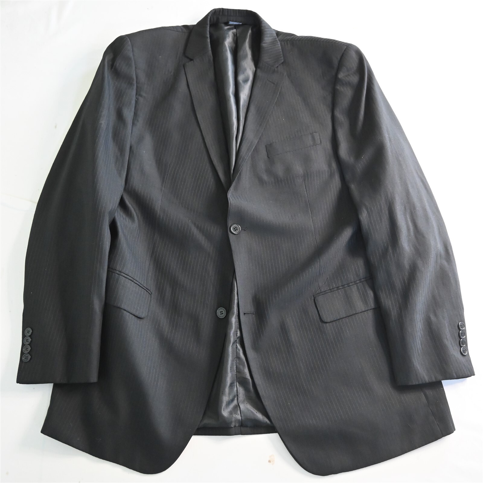 Lineage 50L X-Long 38×30 Black Stripe Mens Jacket Pants Suit