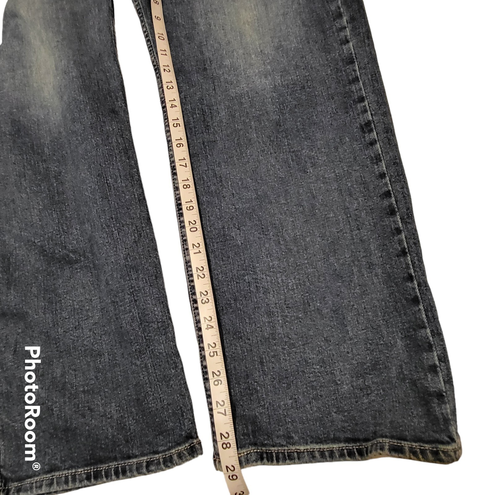 Men’s Denim Blue Jeans Signature by Levi Strauss Size W42 L30 Relaxed 5 Pocket