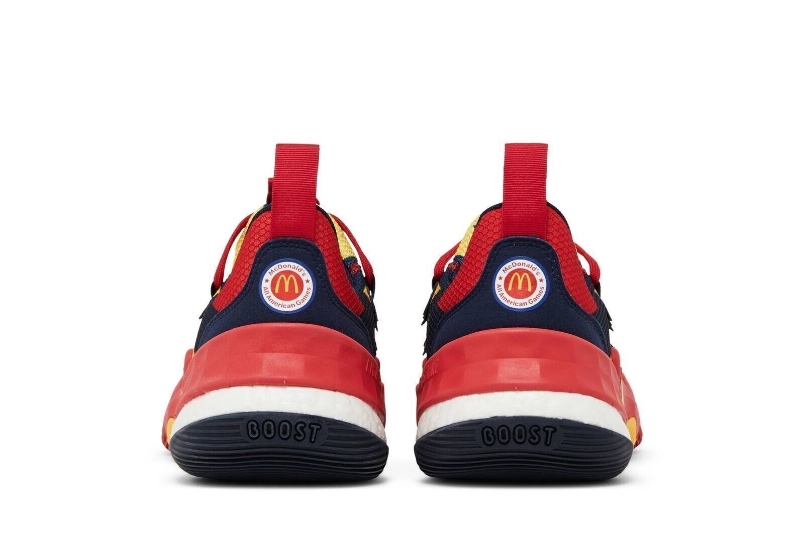 Adidas Trae Young 1 Red Gold Navy Blue MCDONALDS ALL AMERICAN GAME PE GX6815