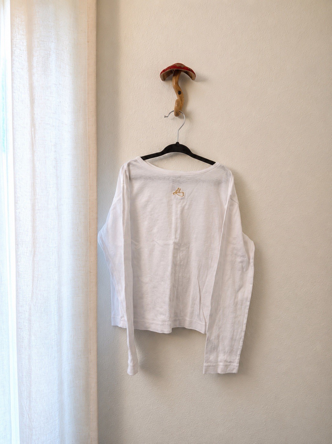Vintage 90s GAP Angel Kids Long Sleeve White Top – Size Medium