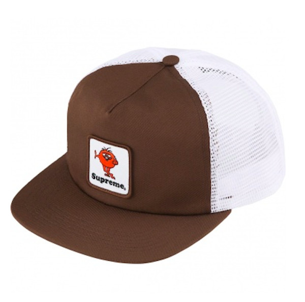 SUPREME FW23 CAMACHO MESH BACK 5-PANEL BLACK BROWN NAVY