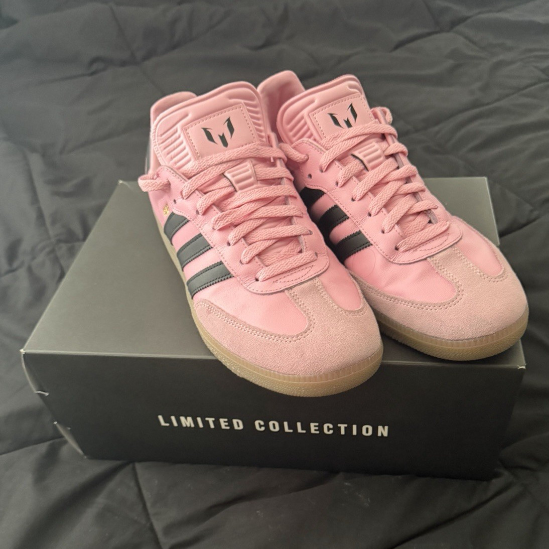 adidas Samba Lionel Messi Inter Miami CF Home Kit Pink/Black Low Top IH8158