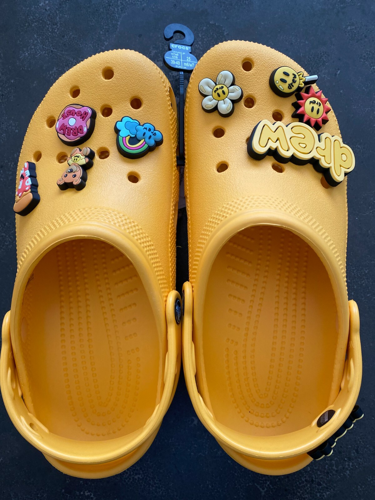 Crocs X Justin Bieber with drew house Classic Clog ✅ Sizes: M7/W9, M6/W8, M5/W7