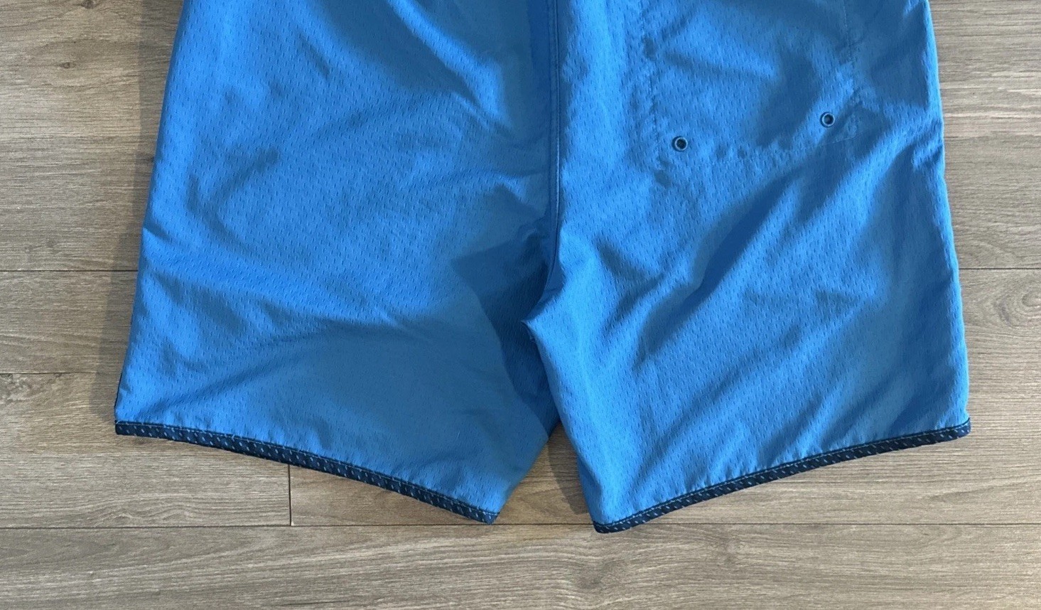Hurley Mesh Lined Swim Trunks Pockets & Drawstring Mens Large Blue