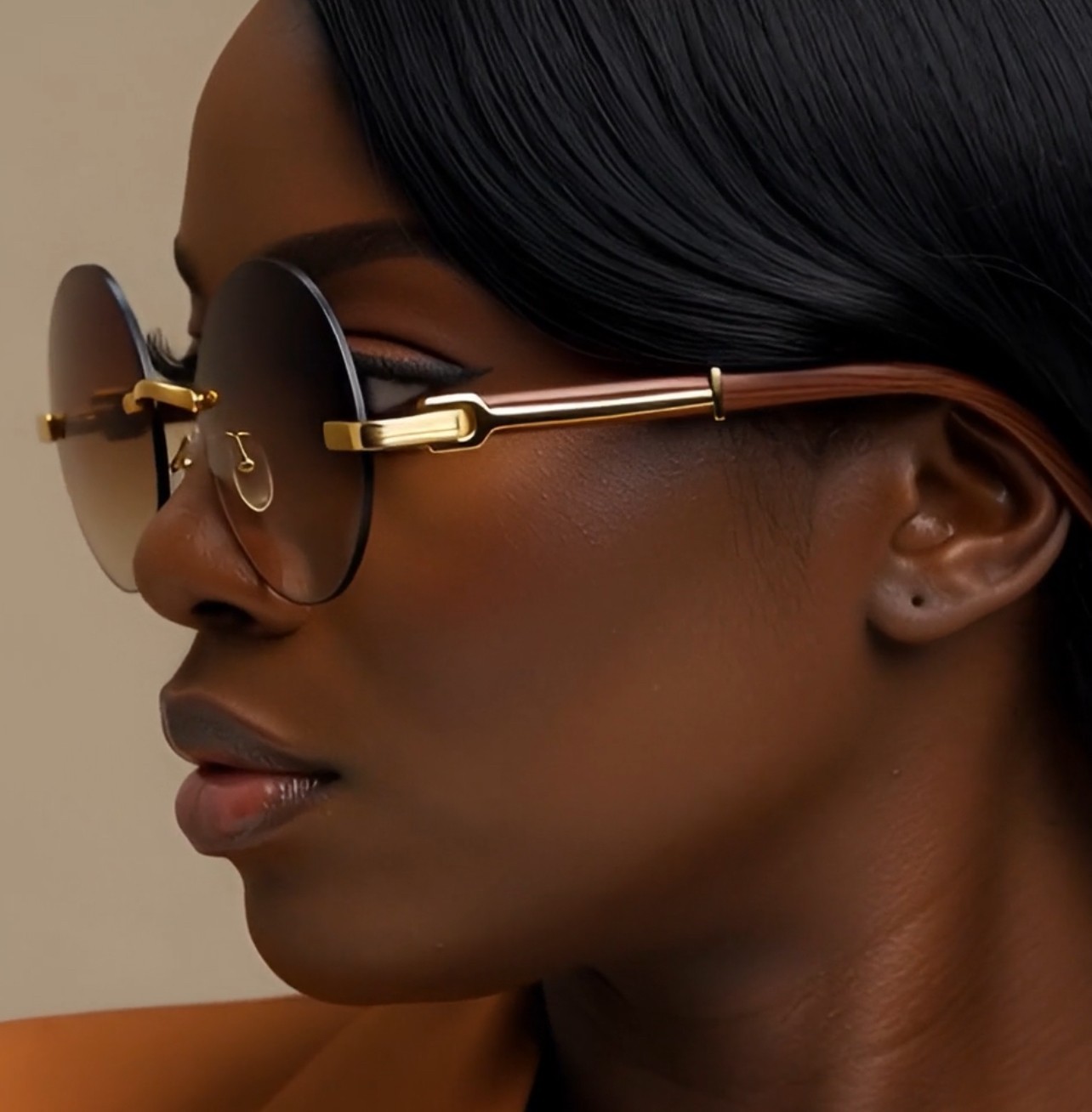 Clear Eyeglasses Sunglasses Streetwear Outdoor Hip Hop Cholo Buffs Round Shades