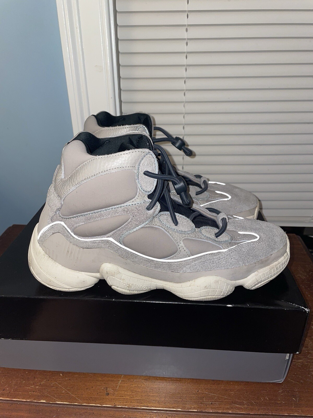 Used Adidas Yeezy 500 High Mist Stone Size 10.5