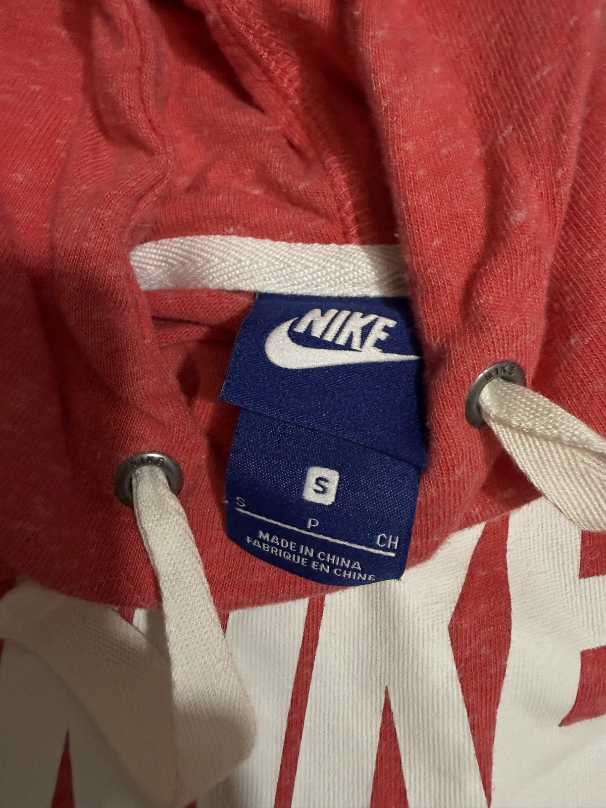 Nike Just Do It Pink Pullover Hoodie Women’s Long Sleeve Size Small
