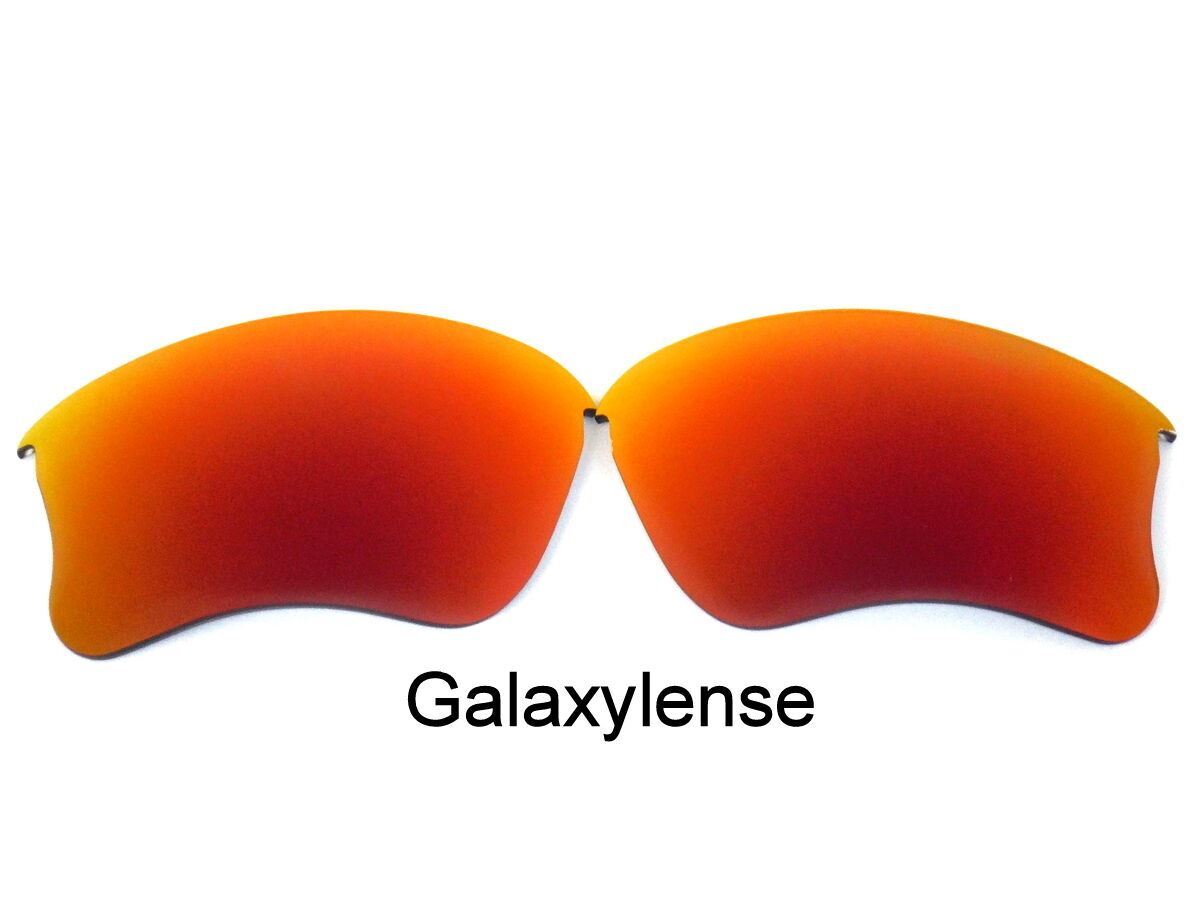 Galaxy Replacement Lens For Oakley Flak Jacket XLJ Sunglasses Fire Red Polarized