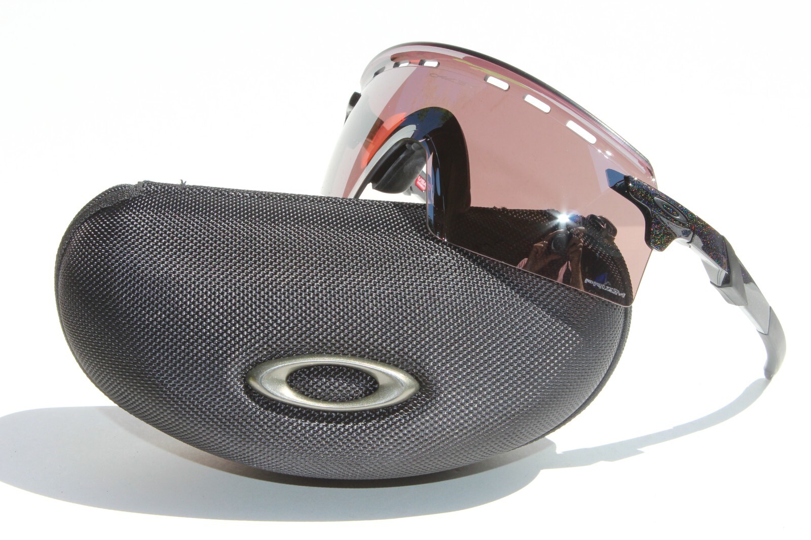 OAKLEY Encoder Strike Vented Sunglasses Galaxy/Prizm Road Black NEW OO9235-11