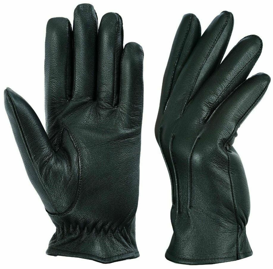 Unisex unlined Police Dressing Driving Fashion soft Sheep 100% Leather Gloves