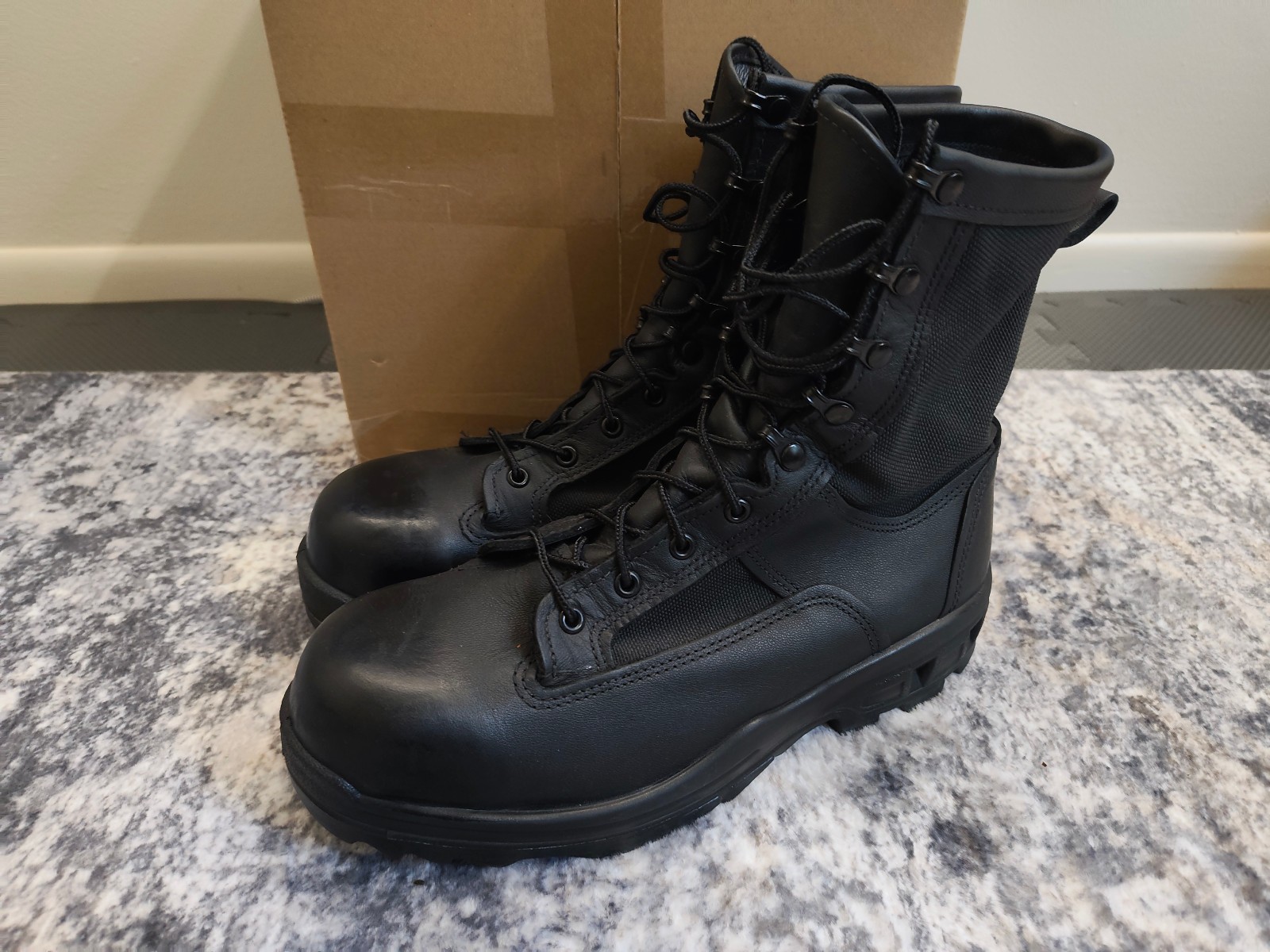 Coast Guard issue Waterproof Goretex Safety Boots Altama Size 10.5 EW Used Good