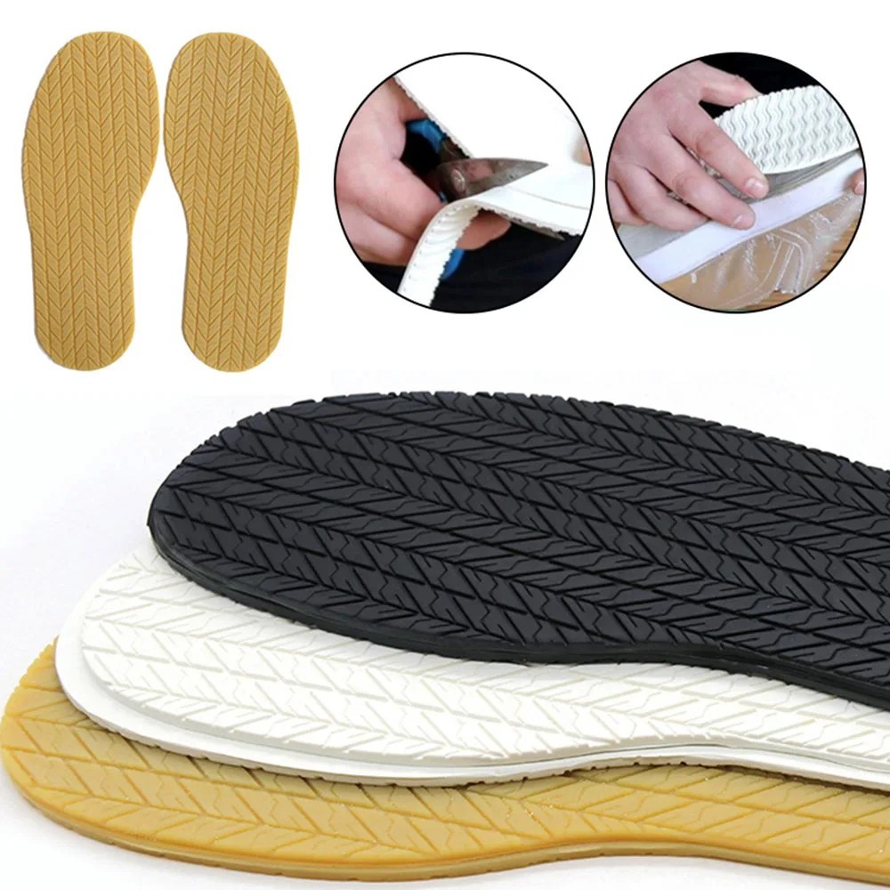 1 Pair Rubber Shoe Sole Protector Anti Slip Outsole Repair Pads DIY Non Slip