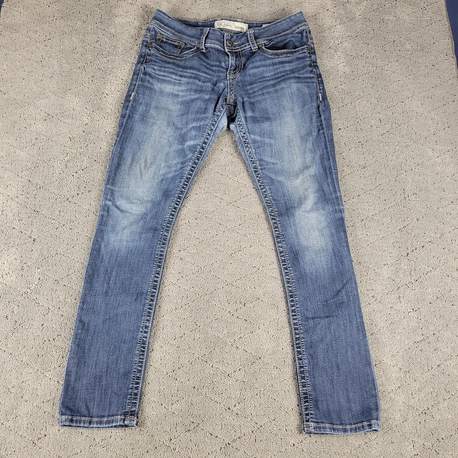 Buckle BKE Jeans Womens 29 Blue Culture Straight Leg Low Rise Stretch Denim