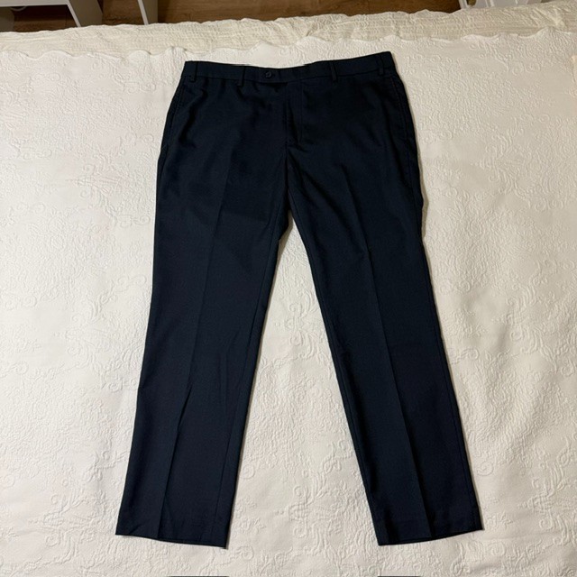 NEW CALVIN KLEIN Slim Fit Stretch Dress Pants Slacks Men’s P38W X30L Navy Blue