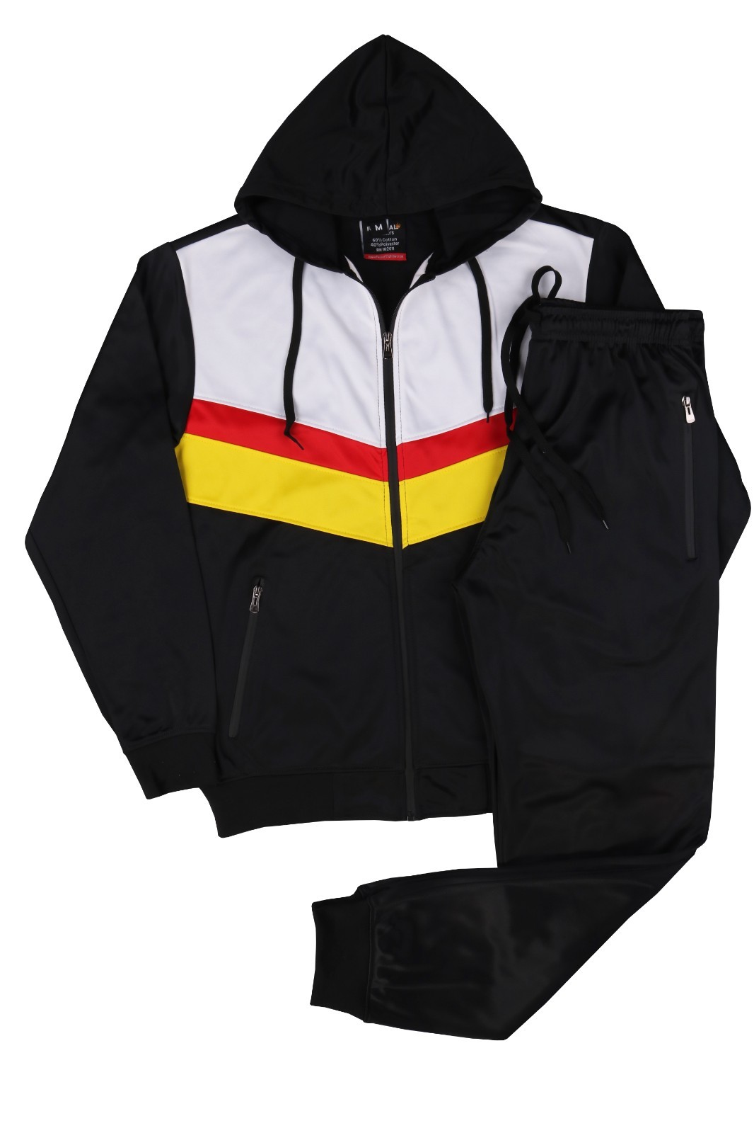 MEN 2TONE SPRING JOGGER TRACKSUIT GYM JOGGING ACTIVEWEAR S M L XL 2XL 3XL 4XL