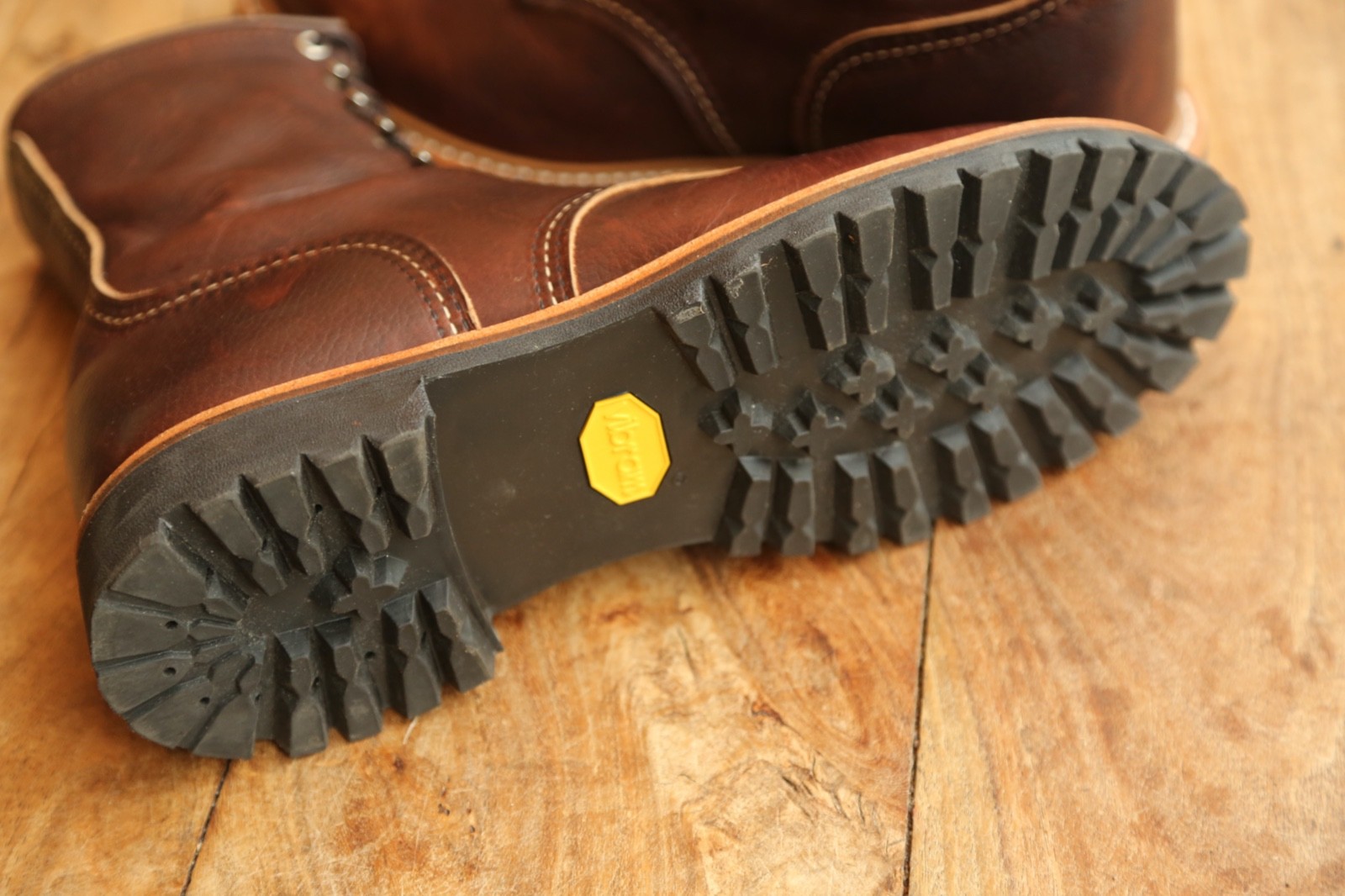 Redwing Red Wing 4585 Brown Leather Derby Boots Men’s UK 8.5 D US 9.5 EU 42.5