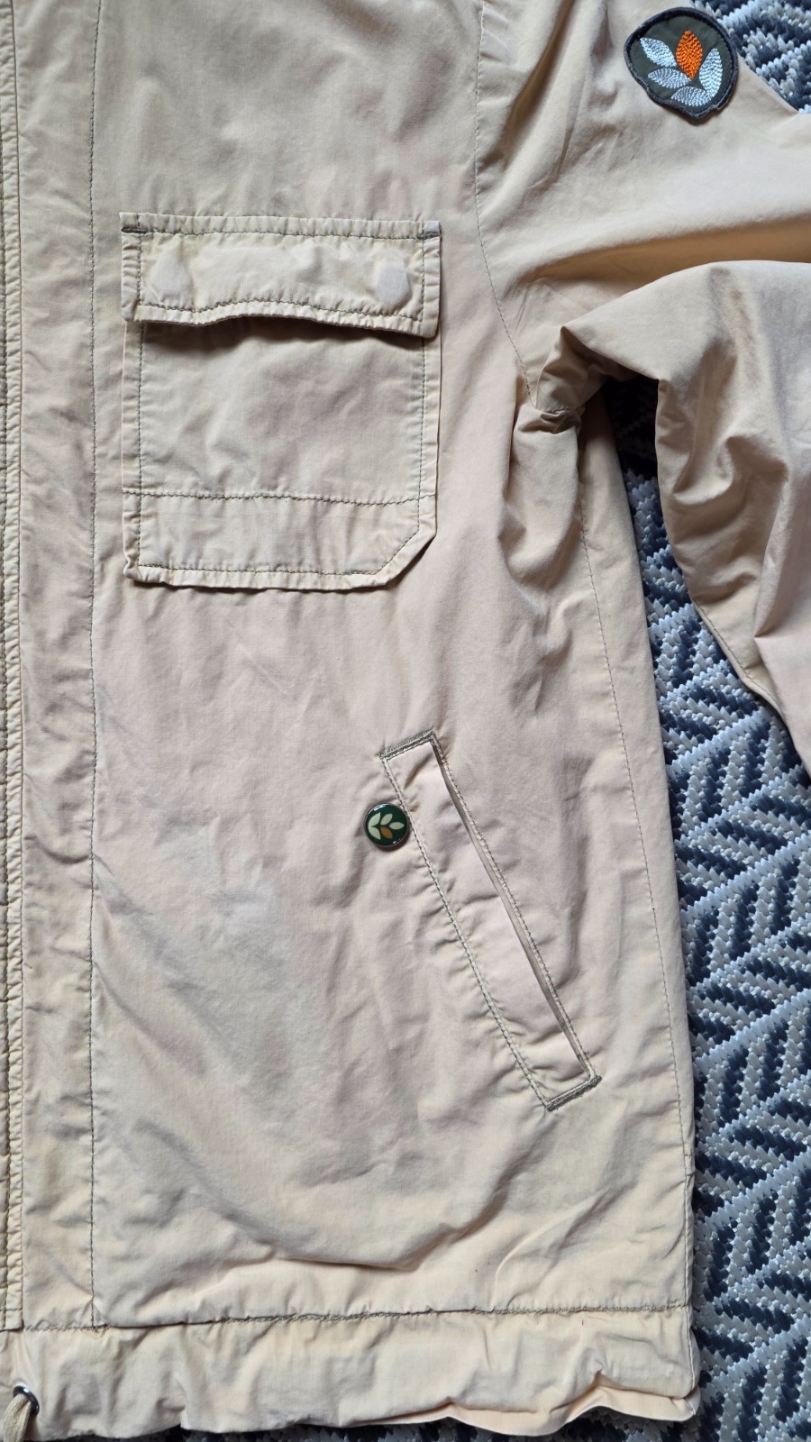 EVER Brand Hooded Cotton Jacket Size S – Rare Model