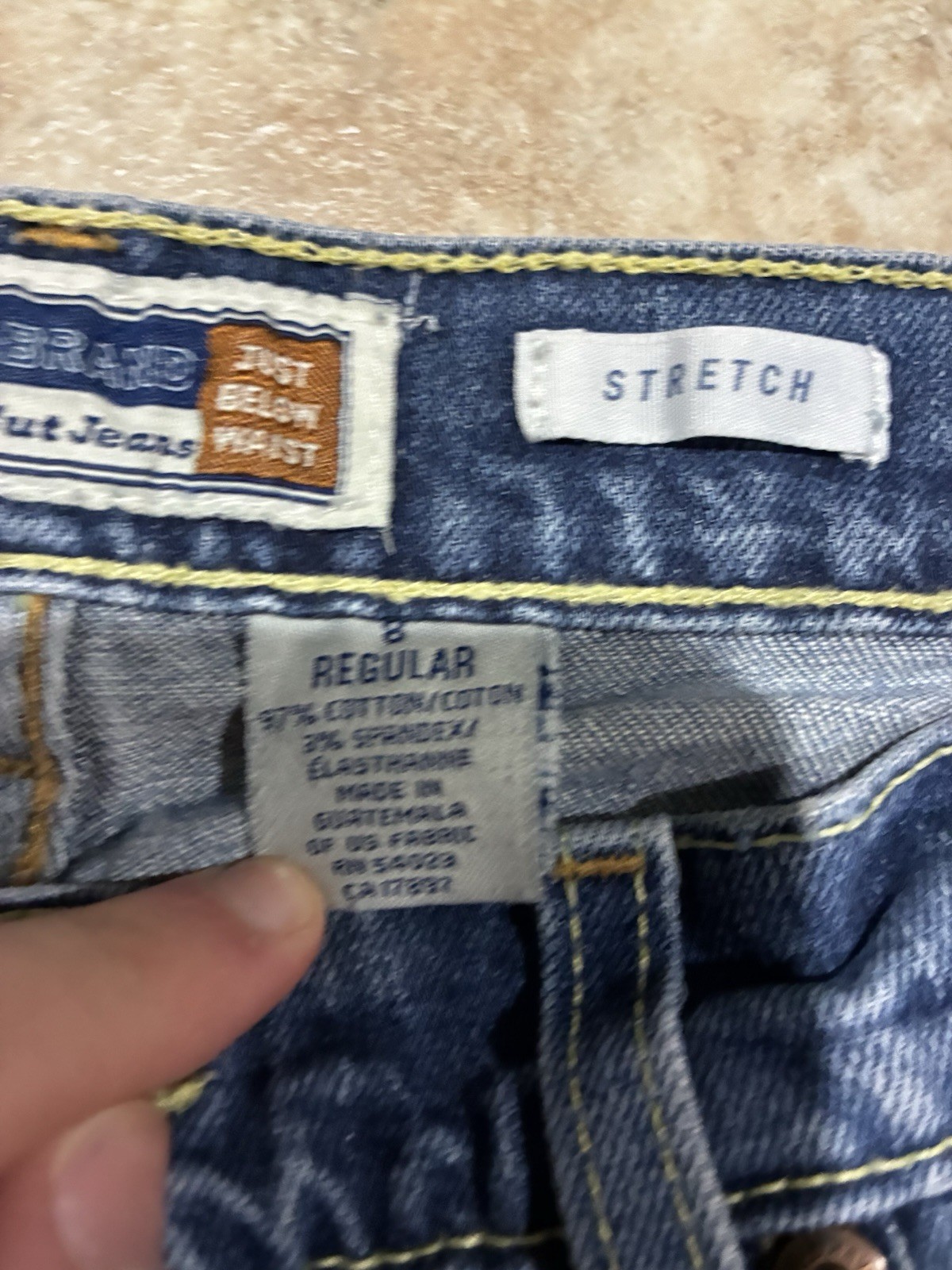 Old Navy Women’s Bootcut Jeans Medium Wash Blue Denim Stretch 5-Pocket Logo