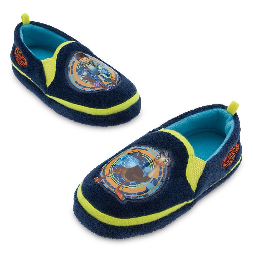 Disney Store Miles from Tomorrowland Soft Slippers Boys Shoes 5/6 7/8 9/10 11/12