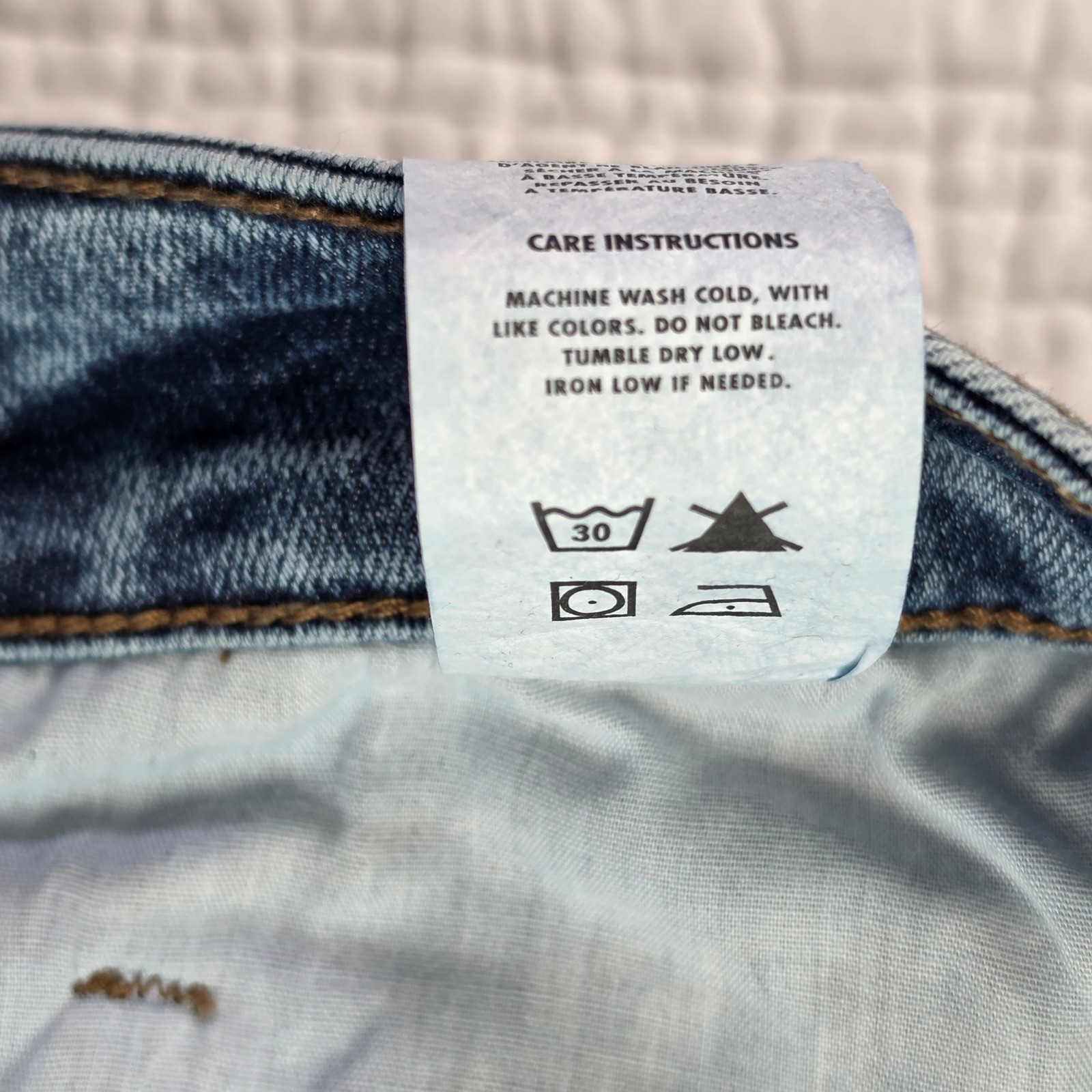 Buffalo David Bitton Straight Six Jeans Mens 32×32 Blue Acid Wash Denim NWT $109