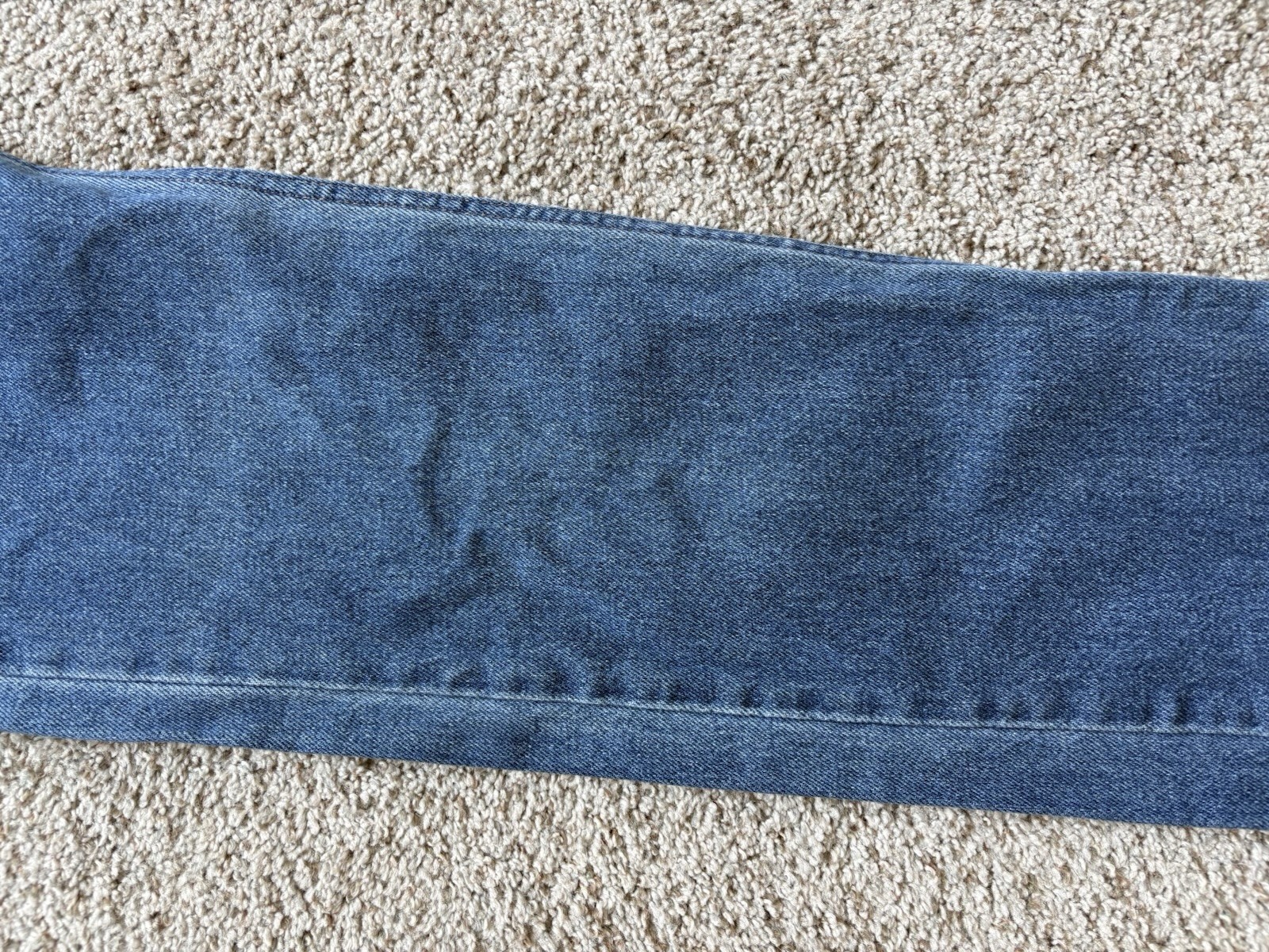 All American Clothing Co Jeans Mens 35×34 Slim Fit Medium Wash USA Made Mid Rise