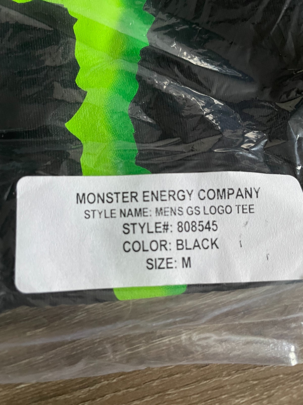 Monster Energy Logo T-Shirt – Brand New (Size Medium)