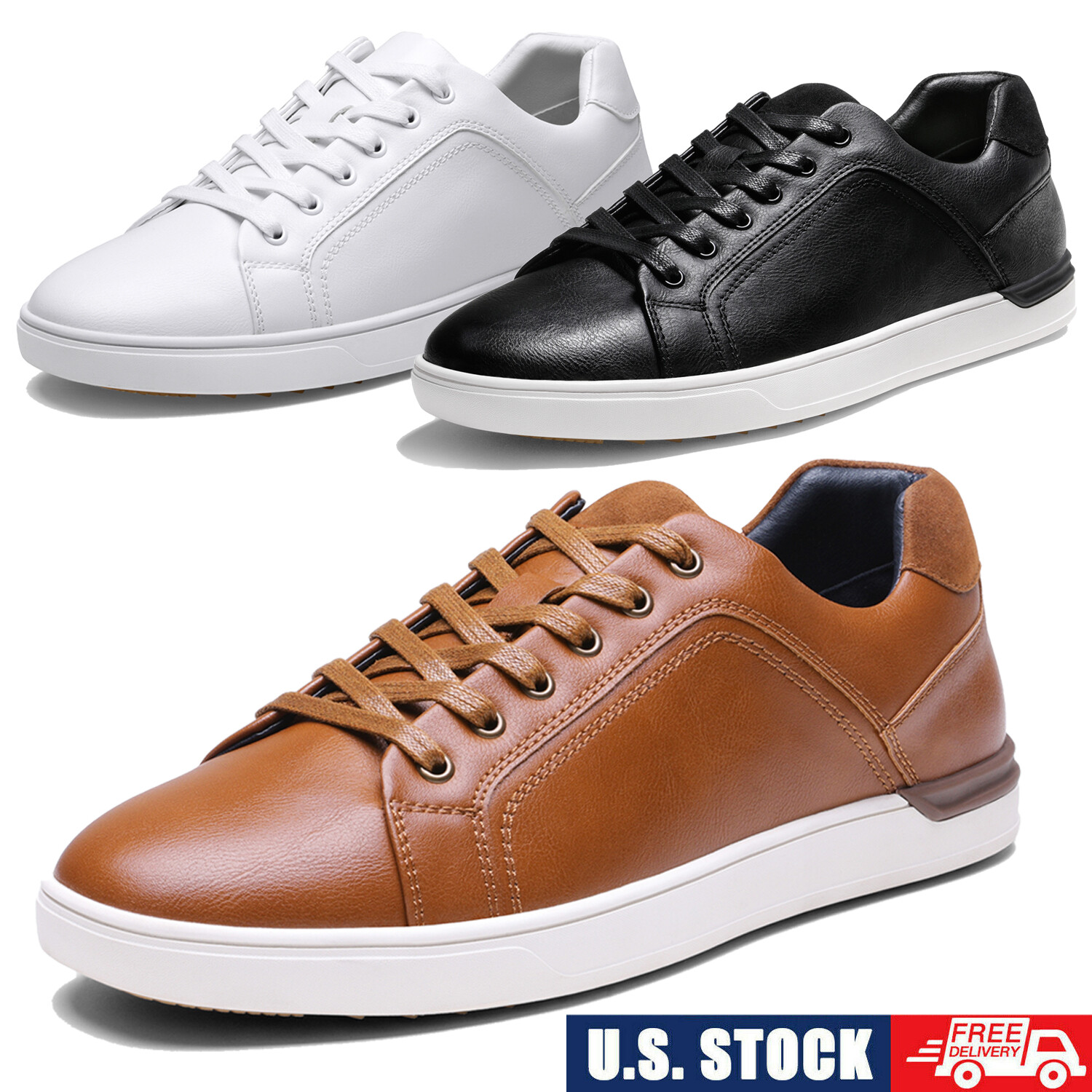 US Men’s Casual Shoes Classic Skate Shoes Fashion Sneakers Size 6.5-13