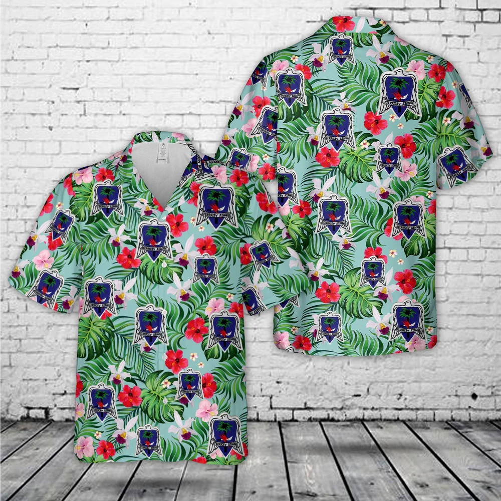 Army Hawaiian Shirt, Us Army 551St Parachute Infantry Regiment Airborne Hawaiian