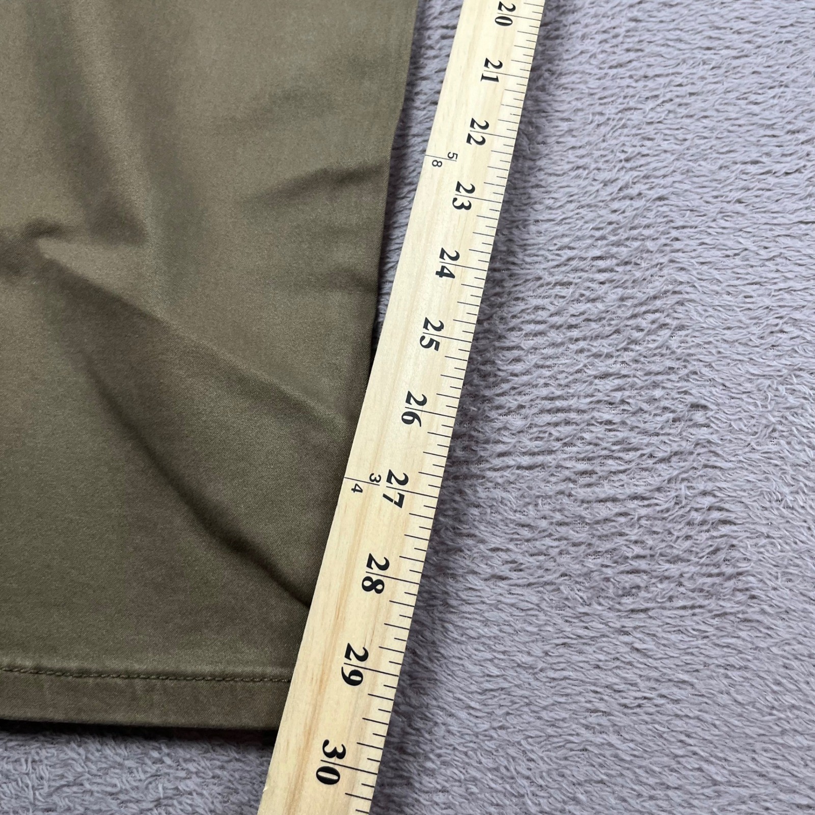 Lucky Brand 410 Athletic Straight Pants Mens 34×30 Olive Brown Advanced Stretch