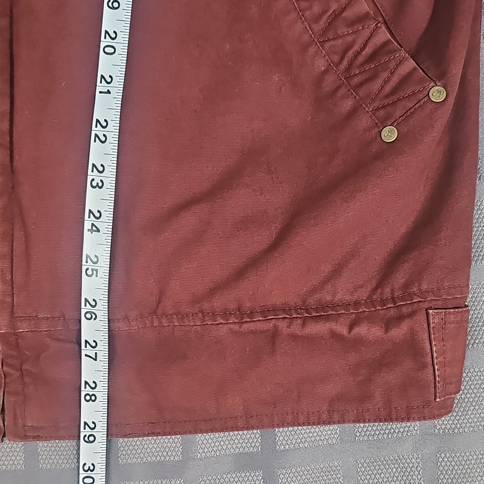 ​Vintage Stall & Dean Men’s Jacket XL Maroon Cotton Full Zip Logo Outerwear