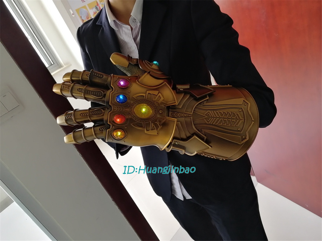 1/1 The Avenger Thanos Infinity Gauntlet Full Metal Wearable Infinity stones Cos
