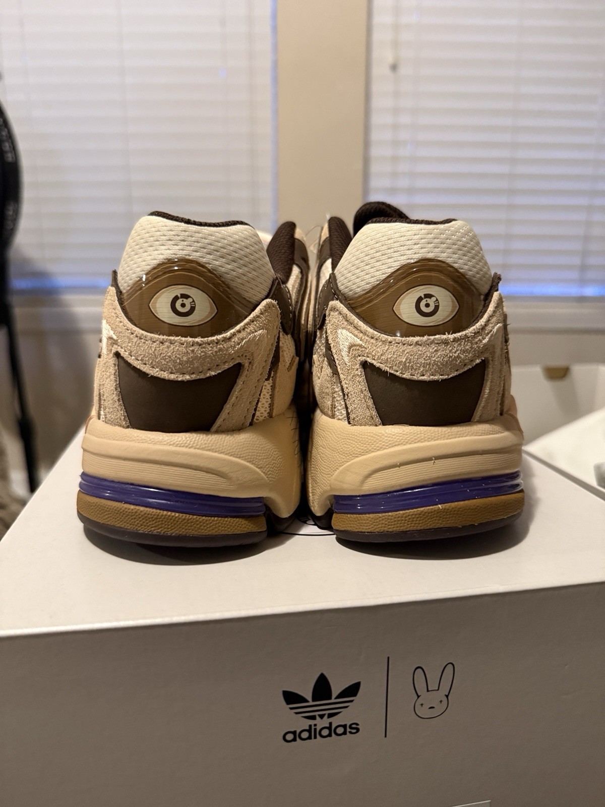 adidas Bad Bunny Response CL Paso Fino Sneaker Beige/Brown/Purple ID0780