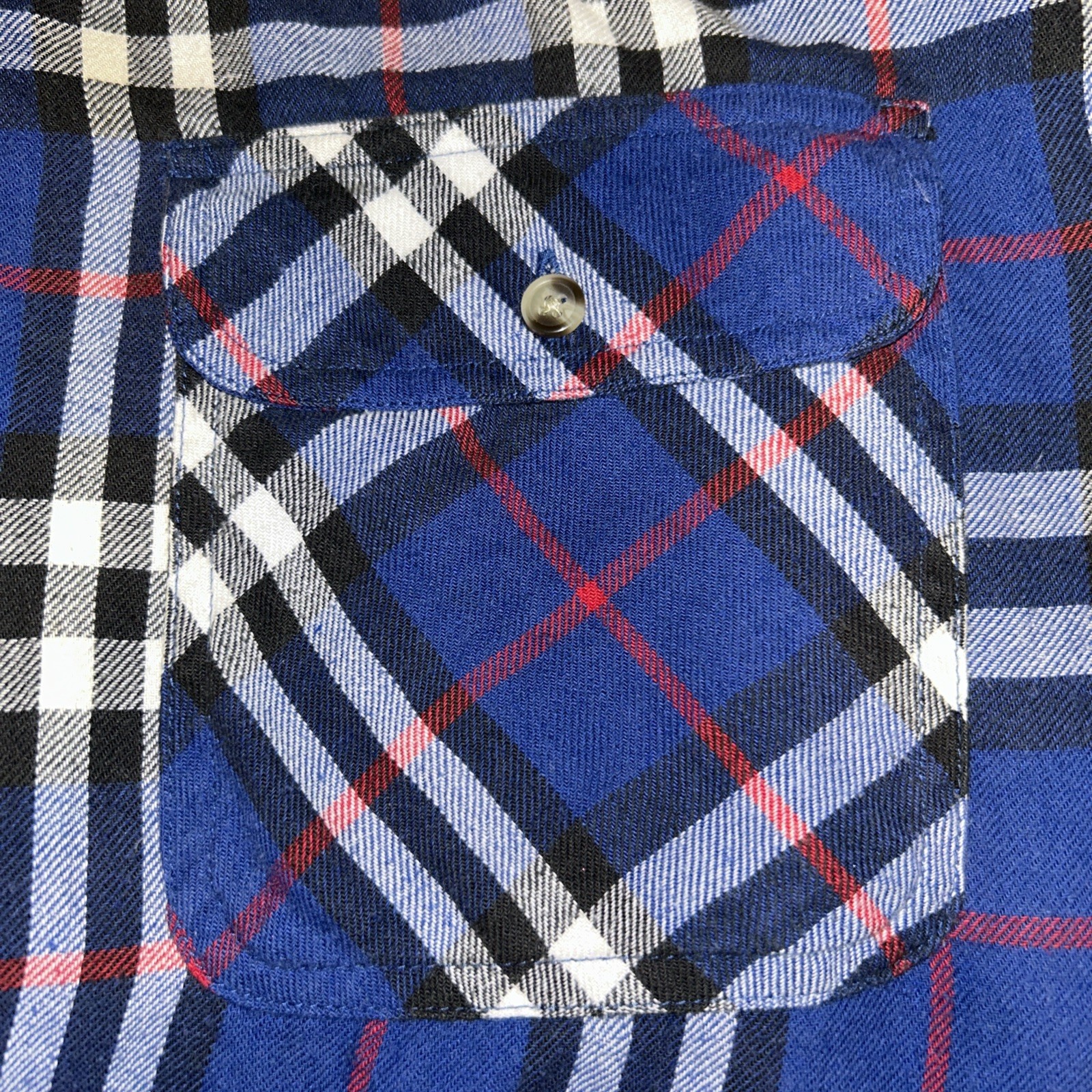 Vintage David Taylor Plaid Flannel Waffle Thermal Lined Men’s 2XL Tall Shirt
